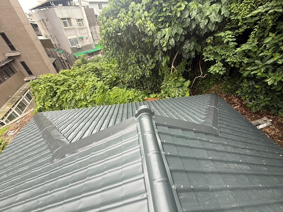 桃園觀音全新鐵皮屋頂施工搭鐵皮屋